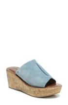 Women's Sam Edelman Ranger Platform Sandal M - Blue