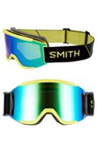 Women's Smith Squad Chromapop 180mm Snow Goggles - Citron Glow