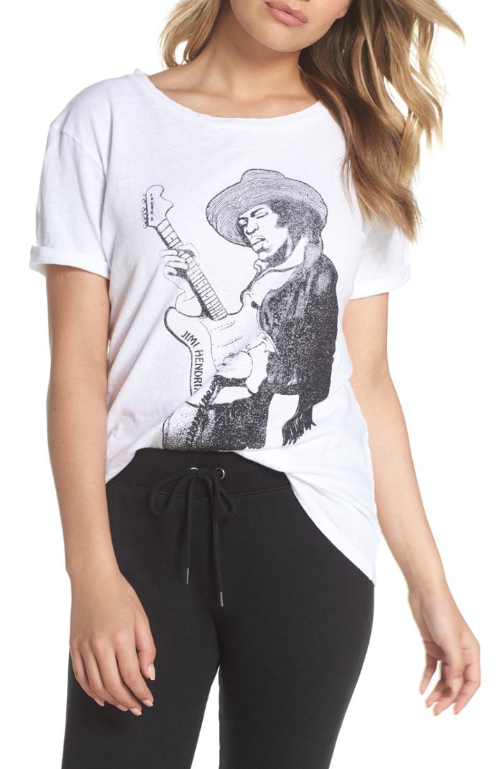 Women's David Lerner Jimi Hendrix Tee