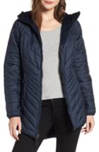 Women's Canada Goose Expedition Hooded Down Parka With Genuine Coyote Fur Trim (10-12) - Black