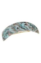 France Luxe 'volume' Rectangle Barrette, Size - Blue