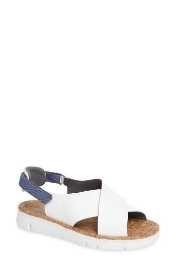 Women's Camper 'oruga' Crisscross Sandal Eu - White