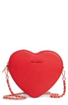 Ted Baker London Amellie Leather Crossbody Bag - Red