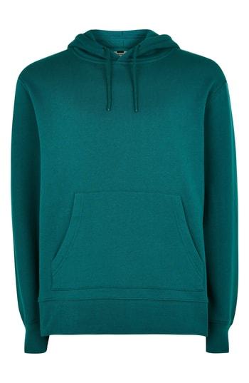 Men's Topman Hoodie - Green