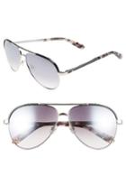 Women's Kate Spade New York Amaris 59mm Sunglasses - Palladium/ Black
