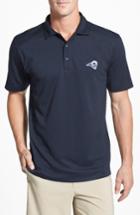 Men's Cutter & Buck Los Angeles Rams - Genre Drytec Moisture Wicking Polo