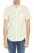 Men's Bonobos Slim Fit Citrus Print Sport Shirt R - White