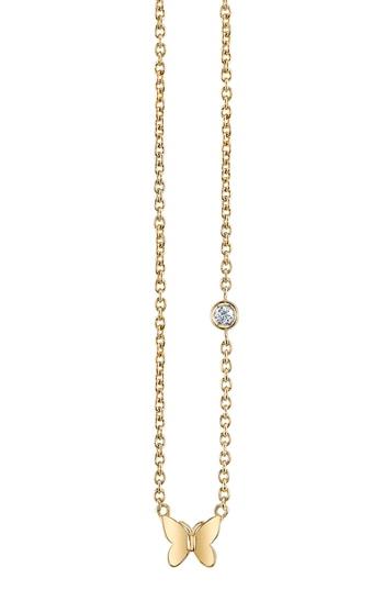 Women's Syd By Sydney Evan Butterfly Pendant Necklace