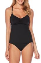 Women's Laundry By Shelli Segal Underwire One-piece Swimsuit - Black