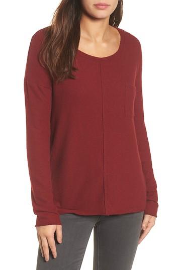 Women's Caslon Pocket Top - Red