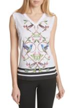 Women's Ted Baker London Highgrove Frill Trim Top - White