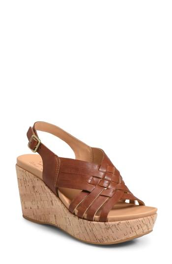 Women's Kork-ease Adelanto Wedge Sandal M - Brown