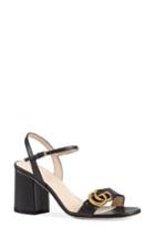 Women's Gucci Gg Marmont Sandal .5us / 36.5eu - Black