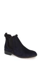 Women's Patricia Green Penelope Genuine Shearling Chelsea Boot M - Blue