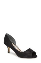 Women's Nina Contesa Open Toe Pump M - Black