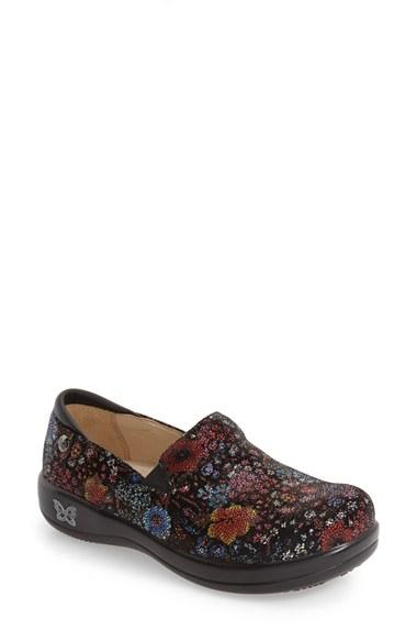 Women's Alegria 'keli' Embossed Clog -8.5us / 38eu - Purple