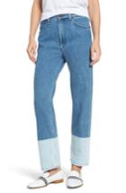Women's Rag & Bone/jean High Waist Straight Leg Jeans - Blue