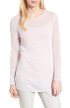 Women's Nic + Zoe Poolside Linen Blend Sweater - Pink