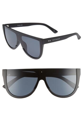 Women's Prive Revaux The Coco 60mm Shield Sunglasses - Black