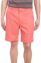 Men's Bobby Jones Flat Front Tech Shorts - Red