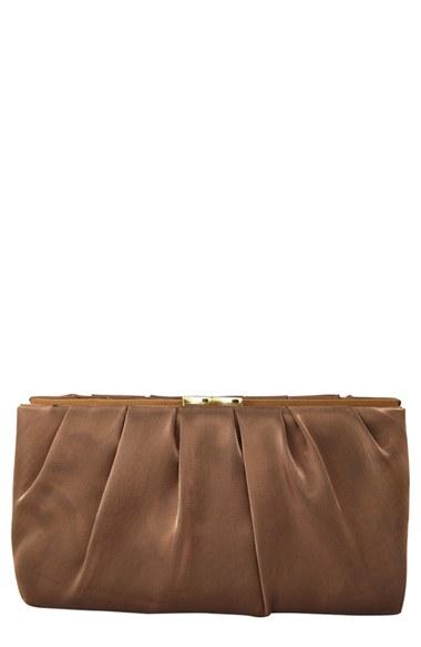 Nina 'larry' Satin Clutch -