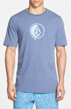 Men's Volcom 'stacking' Surf Crewneck T-shirt - Blue