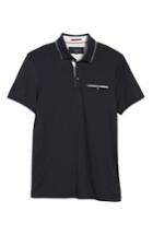 Men's Ted Baker London Derry Modern Slim Fit Polo (xxl) - Blue