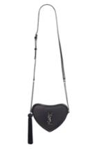 Saint Laurent Sac Coeur Leather Crossbody Bag -