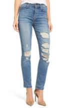 Women's Hudson Jeans Zoeey High Waist Ankle Straight Leg Jeans - Blue
