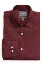Men's Bonobos Slim Fit Dot Dress Shirt 33 - Red