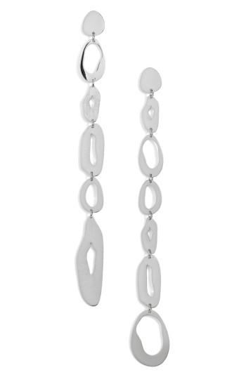 Women's Argento Vivo Extra Long Linear Earrings