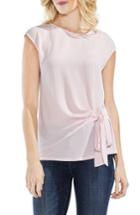 Women's Vince Camuto Tie Front Blouse - Pink