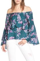 Women's Devlin Chelsea Off The Shoulder Ruffle Blouse