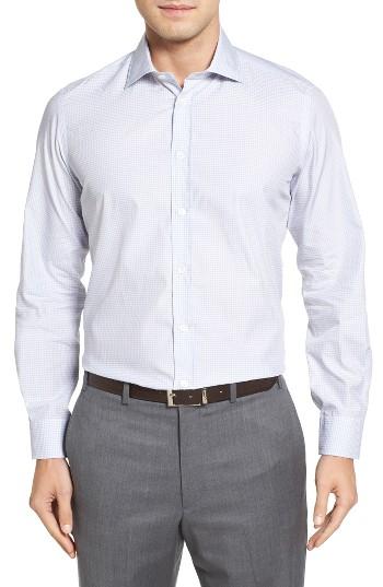 Men's Luciano Barbera Microcheck Sport Shirt