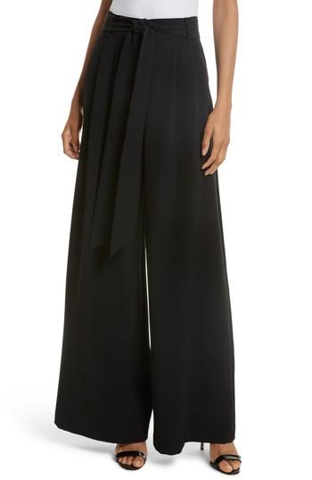Women's Milly Natalie Wide Leg Italian Cady Pants