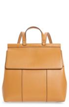 Tory Burch Block T Leather Backpack -