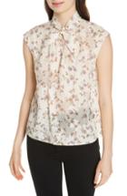 Women's Rebecca Taylor Kyla Tie Neck Blouse - Ivory