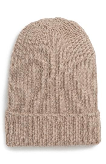 Women's Lamini Nolita Ribbed Alpaca Beanie - Grey