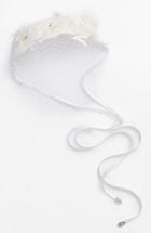 Sara Gabriel 'cara' Embellished Blusher Veil Hair Ribbon