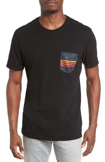 Men's Rip Curl Staple Pocket T-shirt - Black