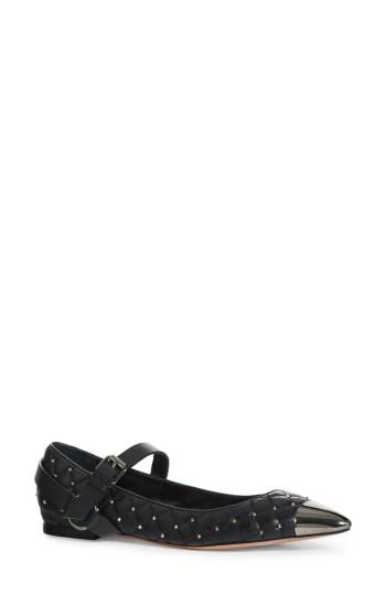 Women's Valentino Garavani Rockstud Spike Flat .5us / 36.5eu - Black