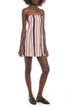 Women's Amuse Society Tiny Dance Streip Minidress - Pink