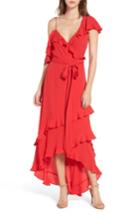 Women's Afrm Phoenix Ruffle Wrap Maxi Dress