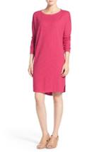 Women's Eileen Fisher Hemp & Organic Cotton Ballet Neck A-line Shift Dress - Pink