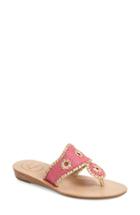 Women's Jack Rodgers 'inez' Wedge Sandal M - Pink