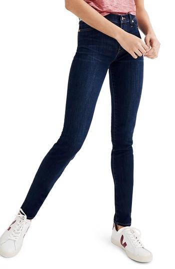 Women's Madewell 9-inch High Riser Skinny Skinny Jeans - Blue