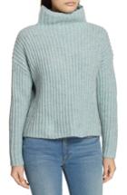 Women's La Vie Rebecca Taylor Ribbed Turtleneck Sweater - Blue
