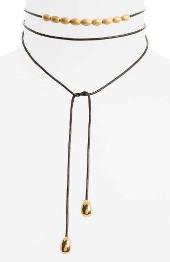 Women's Elizabeth And James Rosa Dottie Convertible Wrap Necklace