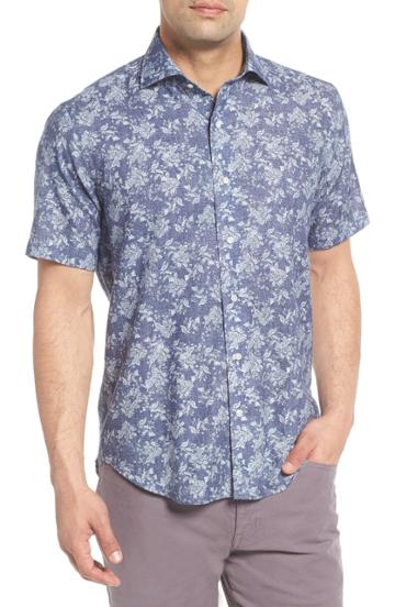 Men's Peter Millar Collection Coastal Cliffs Fit Sport Shirt