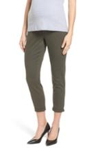 Women's 1822 Denim Crop Skinny Maternity Jeans - Green